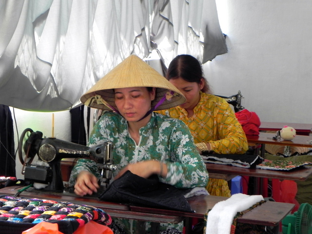 Textile handicrafts, Mekong Delta, Vietnam