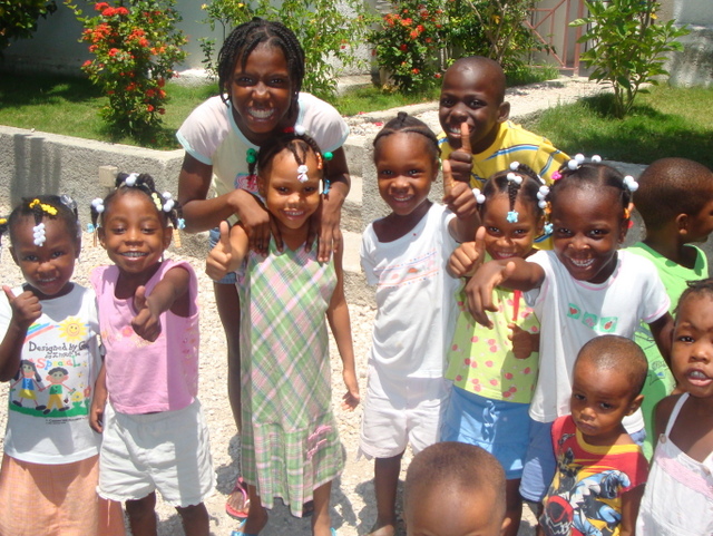 Happy children at the orphanage